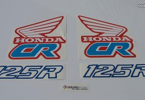 Honda CR 1990 1991 Autocolantes emblemas sticker