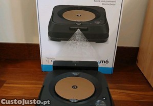 Braava jet m6  robot esfregona Wi-Fi + acessórios (usado, bom estado)