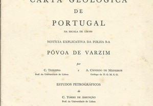 Carta Geológica de Portugal - Póvoa de Varzim