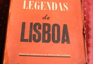 Legendas de Lisboa. Norberto de Araújo. SPN