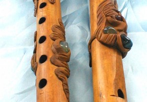 Flauta de bambu 40x5cm