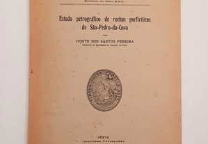 Judite dos Santos Pereira // Estudo de rochas São Pedro da Cova 1945 Dedicatória
