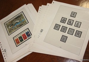 29 Folhas lindner para selos RFA 1970 a 1975
