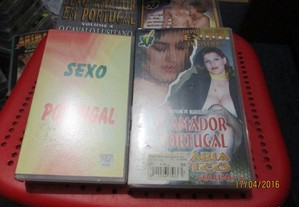 4 VHS adultos made in Portugal