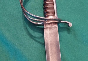 Espada de oficial de cavalaria pesada inglesa (batalha) modelo 1796 para milícia.
