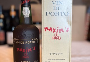 Vinho do Porto Maxims de Paris Tawny com caixa de cartão (garrafa antiga)