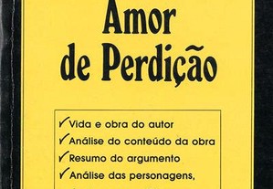 Amor de Perdição, de Camilo Castelo Branco de António Eusébio e Maria José Gonçalves