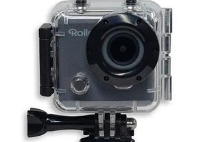 50% Desconto Rollei Actioncam 400 Wi-Fi Full HD 1080p, HDMI+Cartão 16G