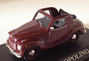 Miniatura 1:43 FIAT 500 C TOPOLINO (1949) Nossos Queridos Carros 