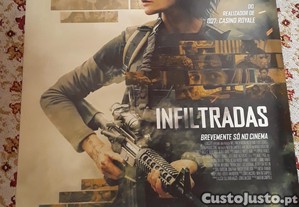 Cartaz cinema - Infiltradas - portes includos