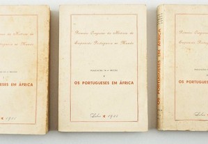 Os Portugueses em África, 3 volumes, 1938