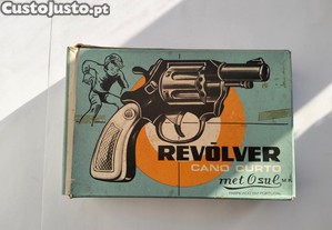 Revolver de brincar METOSUL - Brinquedo portugus antigo - RARO