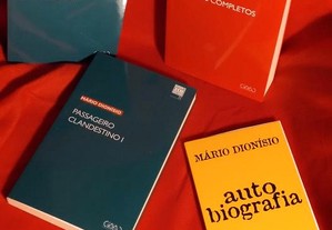 Mário Dionísio - 2 Livros novos: Contos Completos / Notas a Passageiro Clandestino.