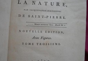 Études de La Nature. Jacques de SAINT-PIERRE. III
