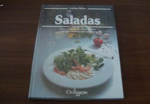 Saladas - várias receitas criadas por mestres da cozinha moderna e ilustradas com fotografias excl