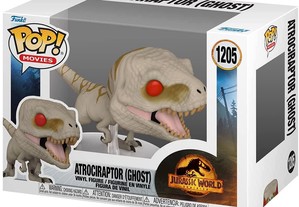 Funko Pop! Jurassic World Dominion Atrociraptor (Ghost) 1205 - Lançamento - NOVO