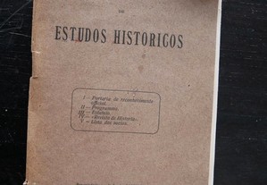 Sociedade Portuguesa de Estudos Históricos. 1915
