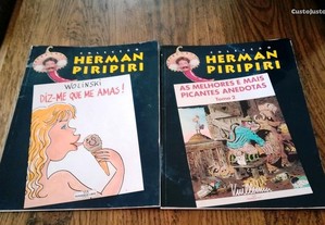 Dois livros da Colecão Herman Piripiri