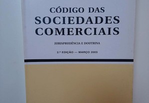 Código das Sociedades Comerciais Jurisprudência e Doutrina (2ª Edição)