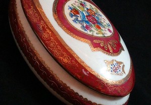 Guarda jóias oval da Satsuma made in China