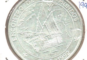 1000 Escudos 1992 - Encontro de Dois Mundos - soberba prata