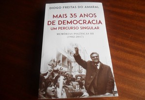 "Mais 35 Anos de Democracia, um Percurso Singular" de Diogo Freitas do Amaral