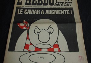 Livro Jornal L'hebdo Hara-Kiri N° 29 Le Caviar a Augmenté 1969