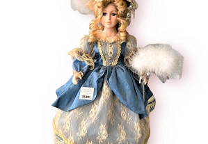 Boneca Porcelana Coleção "Victorian Dolls" Grace