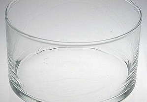 Taça de vidro redonda 11x8cm