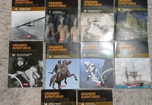 Grandes aventuras da humanidade - correio da manha - volumes 2 a 15