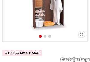 Estante metálica conforama novo