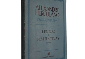 Lendas e narrativas (Tomo II) - Alexandre Herculano