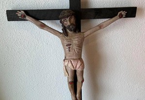 Jesus na cruz arte popular alentejana
