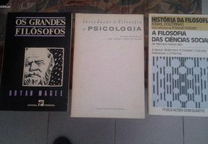 Obras de Filosofia e. Psicologia