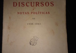 Discursos e Notas Políticas - Oliveira Salazar
