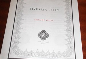 Guia de visita da Livraria Lello - Porto