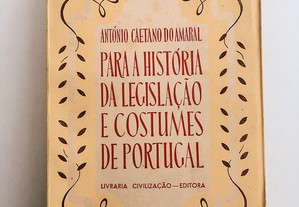 História da Legislação e Costumes de Portugal