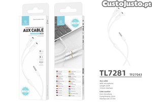 Cabo Auxiliar com Microfone   Compacto, Prtico e Funcional