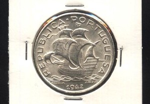 Espadim - Moeda de 10$00 de 1942 - Soberba
