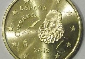 Moeda de Euro - Espanha 50 Cêntimos 2012