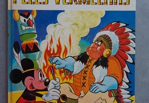 Livro Edinter - Mickey e os Peles-Vermelhas