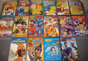 Filmes VHS Dragon Ball / Pokemon - 1EUR