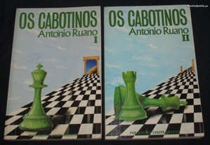 Livro Os Cabotinos António Ruano 2 volumes