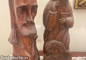 Arte em madeira macia