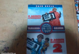 pack original dvd o agente disfarçado 1 e 2 selado