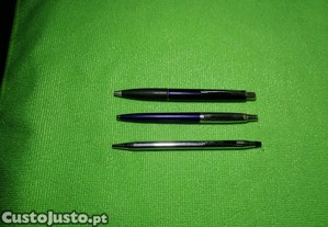 Esferogrficas Parker e Cross antigas.