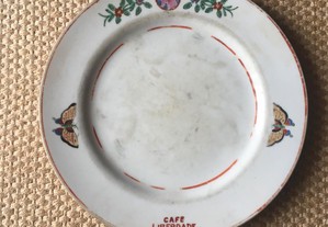 Prato de porcelana do Cafè Liberdade,em Macau,anos 50