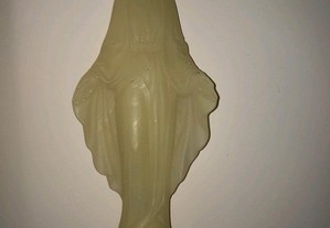 Estatueta de Nossa Sra.em Alabastro