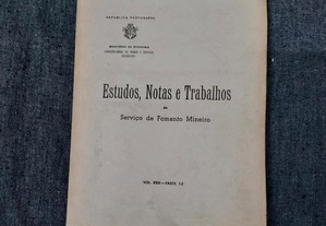 Estudos,Notas e Trabalhos do Fomento Mineiro-Vol XXIII-1974