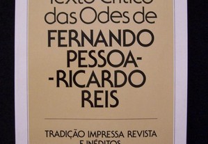 Texto Crítico das Odes de Fernando Pessoa - Ricardo Reis